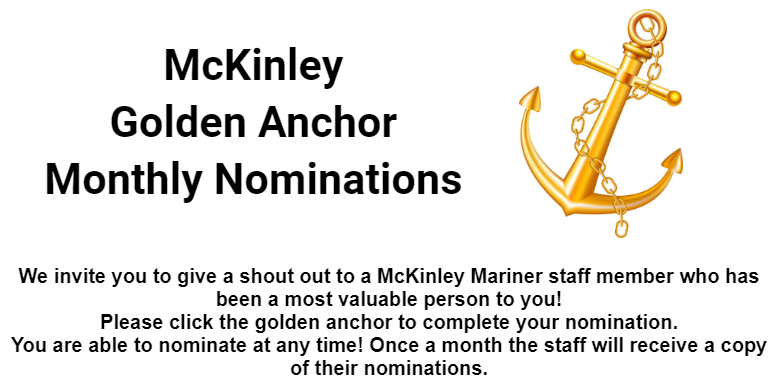 Golden Anchor Nominations
